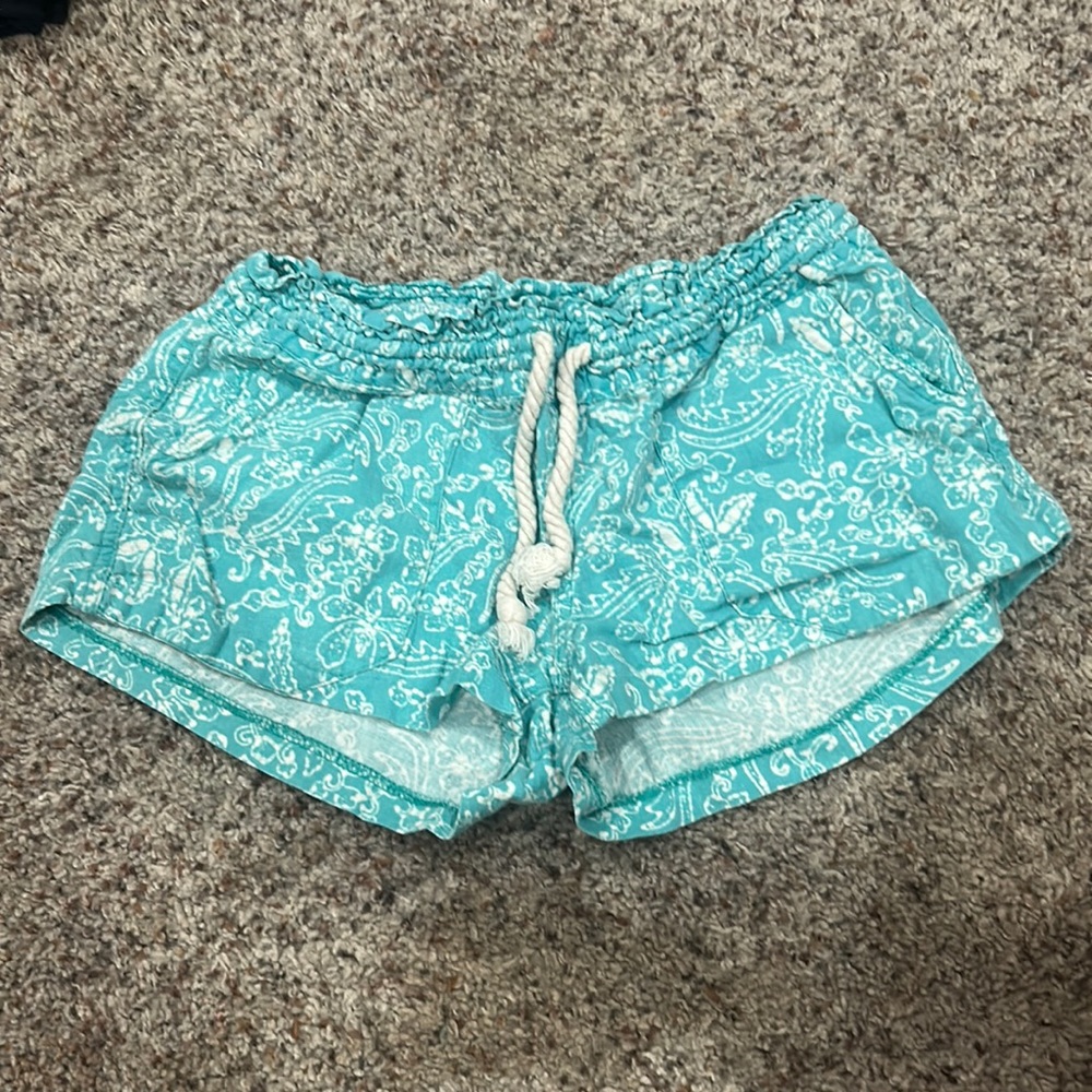 blue roxy shorts